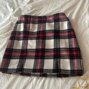 Hollister Flannel Mini Skirt